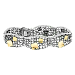 Silver and Gold Bracelet