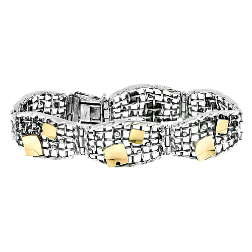 Silver and Gold Bracelet