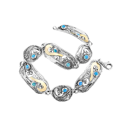 Silver and Gold Bracelet