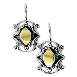 Silver and Gold Earrings