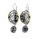 Silver and Gold Earrings