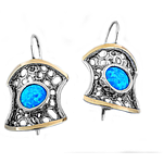 Silver and Gold Earrings