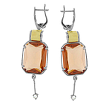 Silver and Gold Earrings