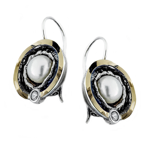 Silver and Gold Earrings