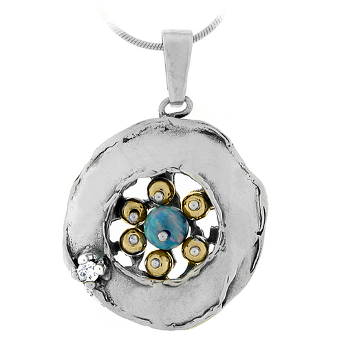 Silver and Gold Pendant