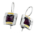Silver and Gold Earrings