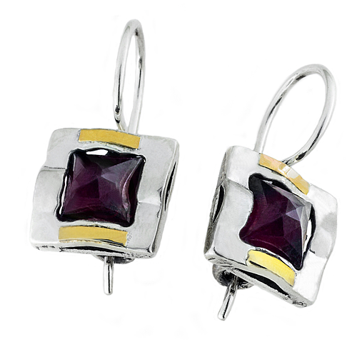 Silver and Gold Earrings