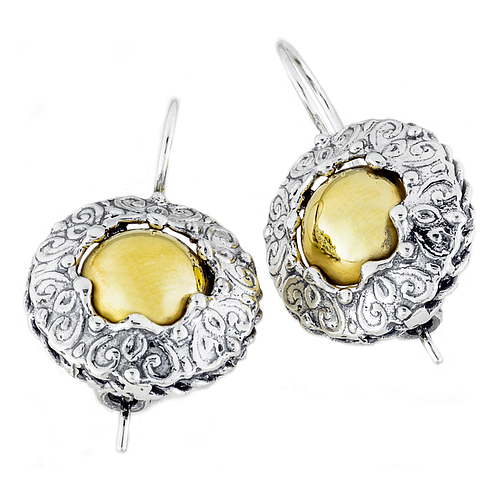 Silver and Gold Earrings