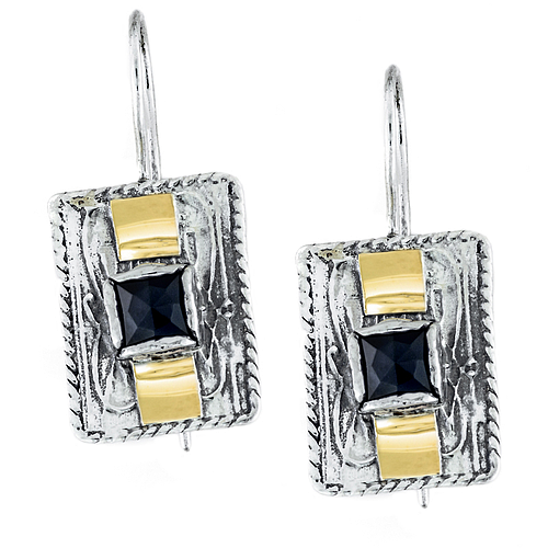 Silver and Gold Earrings