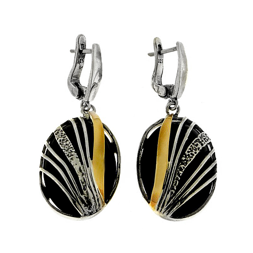 Silver and Gold Earrings