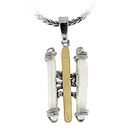 Silver and Gold Pendant