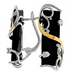 Silver and Gold Earrings