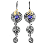 Silver and Gold Earrings