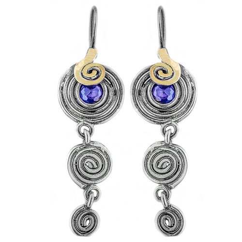 Silver and Gold Earrings