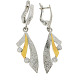 Silver and Gold Earrings