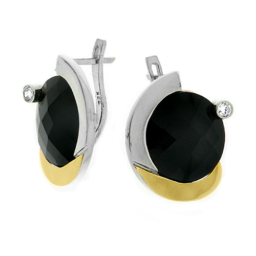 Silver and Gold Earrings