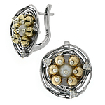 Silver and Gold Earrings